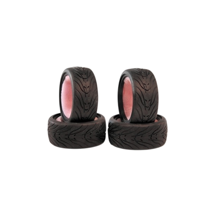 4 Pneus 40R Grip avec inserts en mousse - THE RALLY LEGENDS EZRL3006