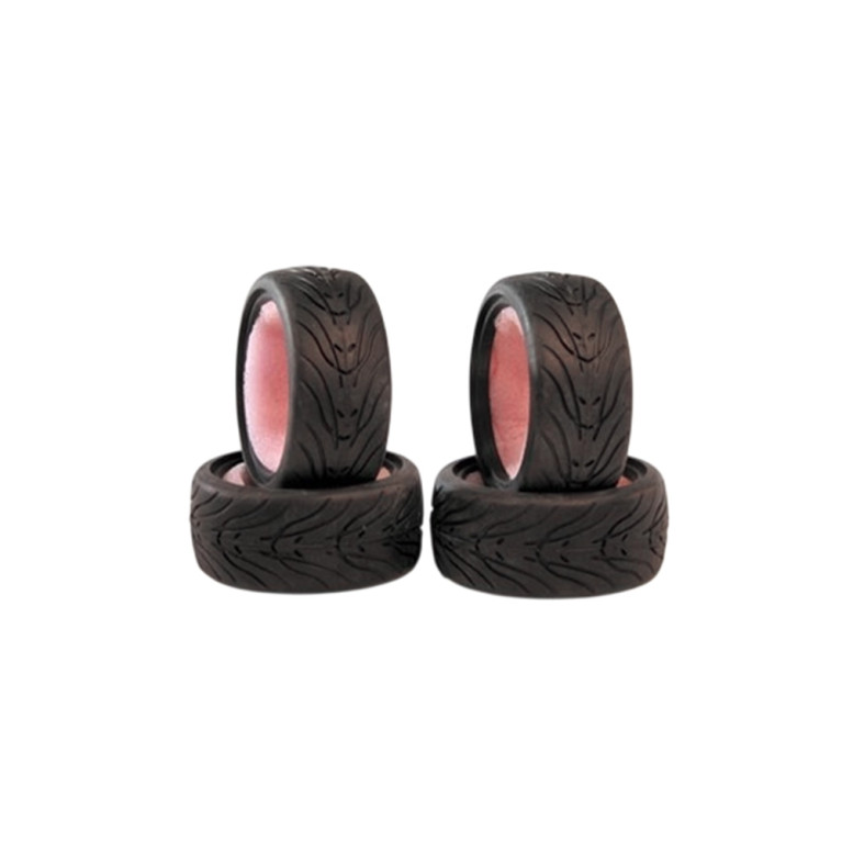 4 Pneus 40R Grip avec inserts en mousse - THE RALLY LEGENDS EZRL3006