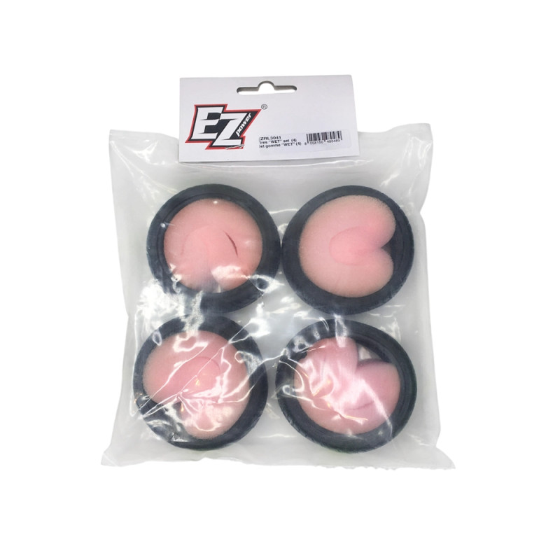 4 Pneus WET avec inserts en mousse - EZPOWER EZRL3041