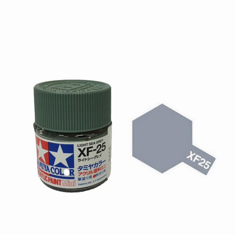 Gris Mer clair mat pot de 10ml-TAMIYA XF25