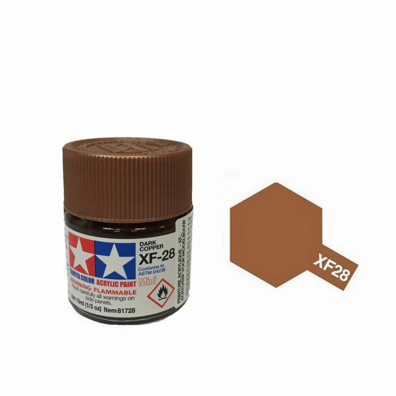 Cuivre Foncé mat pot de 10ml-TAMIYA XF28