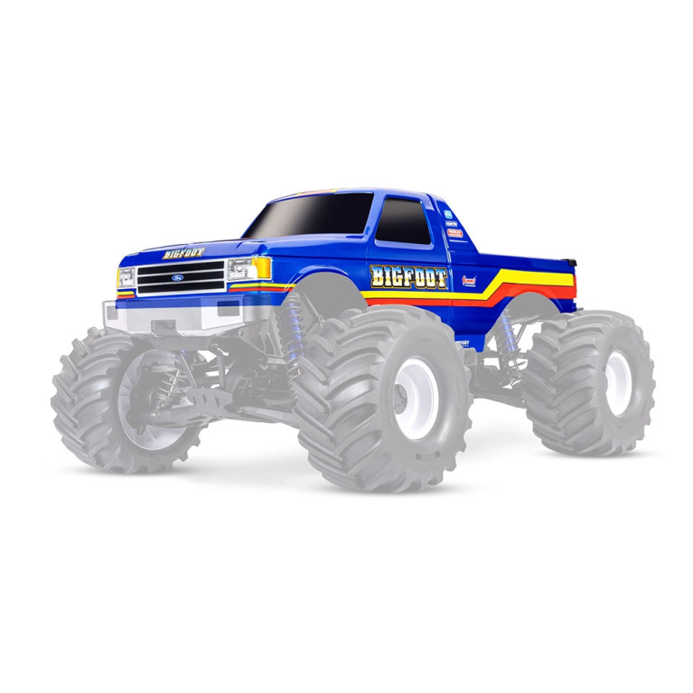Carrosserie Bigfoot N°8 X-Monster - Bleu - TRAXXAS 7691-BLUE