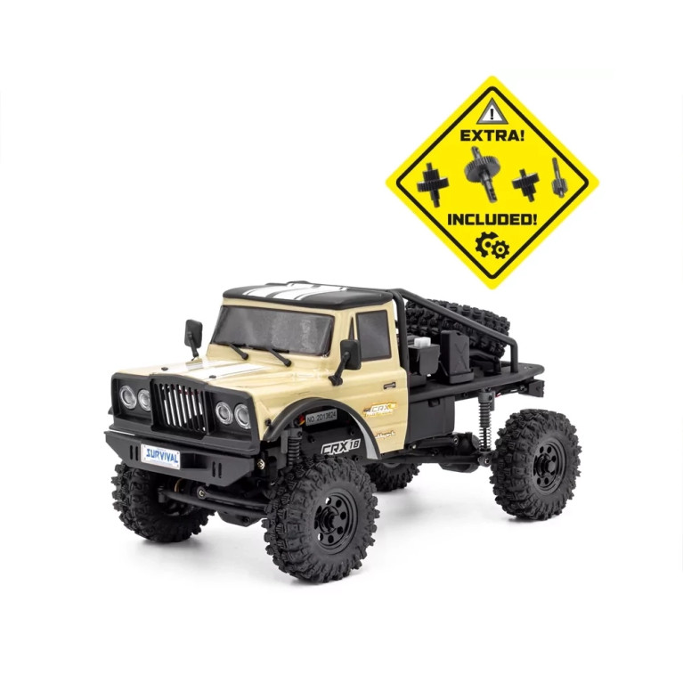 Crawler CRX18 Flat Cage 4WD - HOBBYTECH 1.CRX18-4WD-FC-OPT