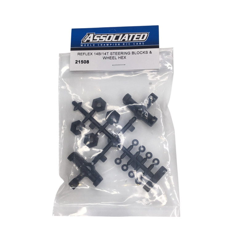 Fusée et hexagone de roue - Reflex 14B/T - TEAM ASSOCIATED 21508