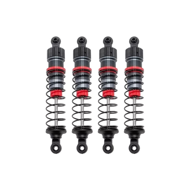 Kit 4 amortisseurs en alu 85mm + kit 3 ressorts (H/M/S) - HOBBYTECH HTR-572085
