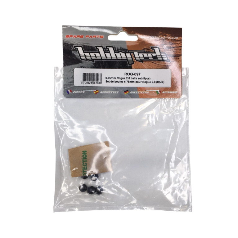 Set de boules 6.75mm - ROGUE Buggy 2.0 - HOBBYTECH ROG-097