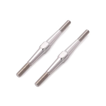 Biellette pas inversé arrière 4x62.50mm - ROGUE Buggy 2.0 - HOBBYTECH ROG-100