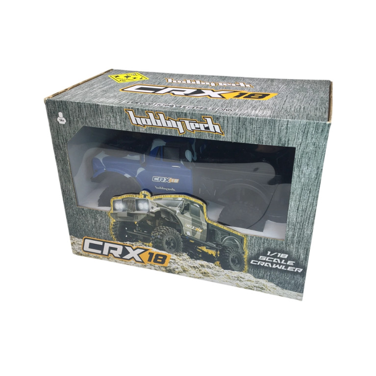 Crawler CRX18 RTR Bleu - Transmission option - HOBBYTECH 1.CRX18-BL