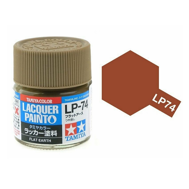 Terre Mat pot de 10ml - Lacquer Paint - TAMIYA LP74
