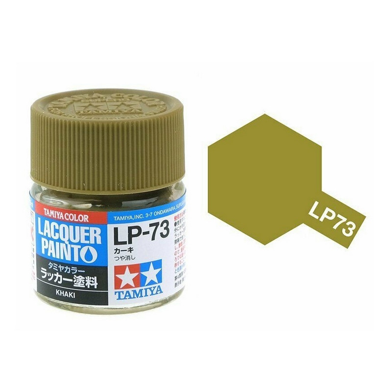 Vert Kaki pot de 10ml - Lacquer Paint - TAMIYA LP73