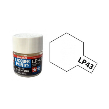 Blanc Nacré brillant pot de 10ml - Lacquer Paint - TAMIYA LP43