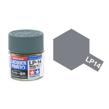 Gris (IJN) Maizuru mat pot de 10ml - Lacquer Paint - TAMIYA LP14