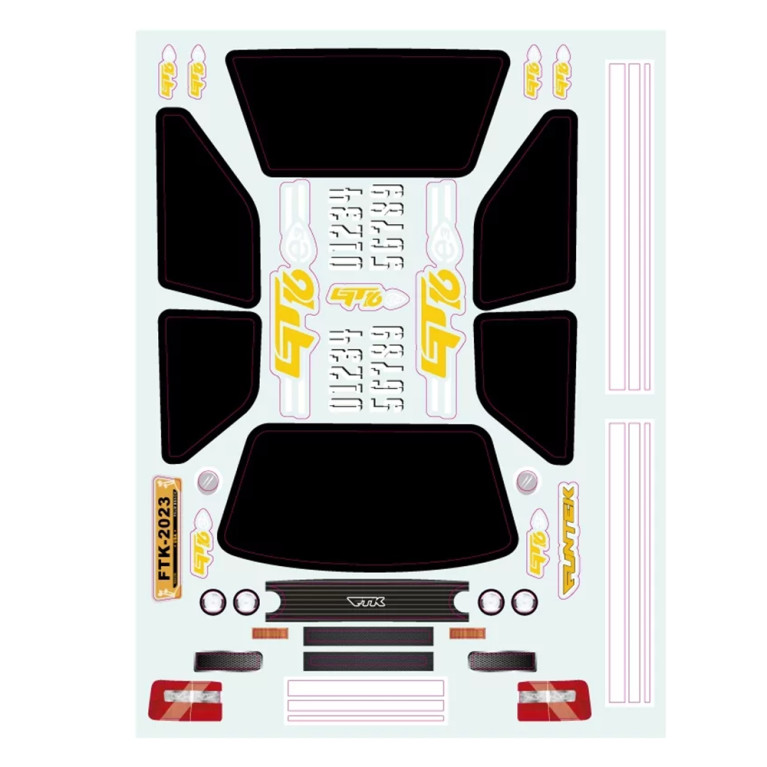 Stickers pour GT16e3 - FUNTEK FTK-24007