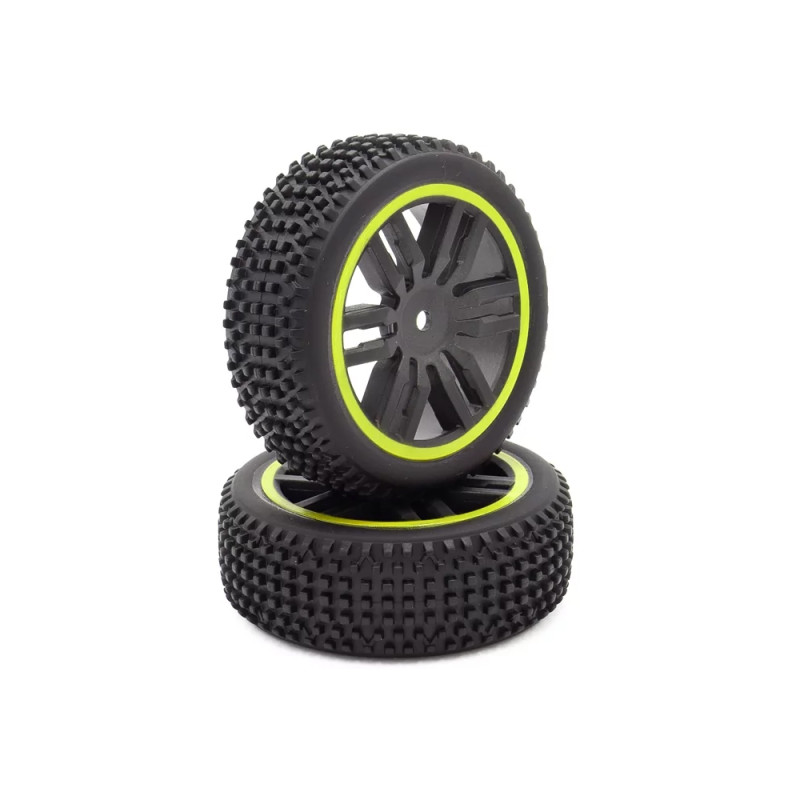 Roues avant x2 - SBX Jaune - FUNTEK FTK-21106