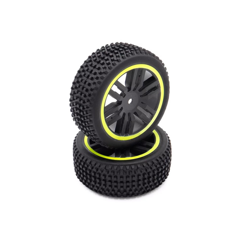 Roues arrières x2 - SBX Jaune - FUNTEK FTK-21114