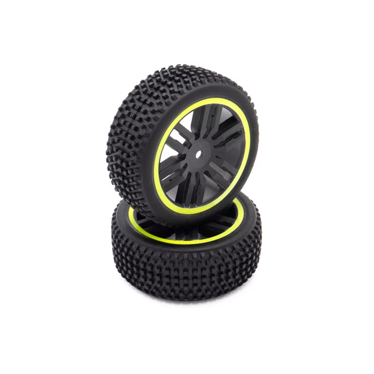 Roues arrières x2 - SBX Jaune - FUNTEK FTK-21114