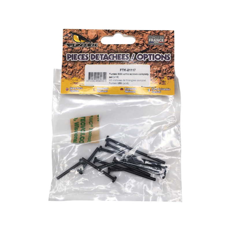 Kit vis/axes de triangles complet - SBX - FUNTEK FTK-21117
