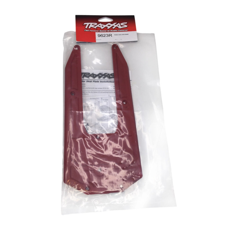 Protection de châssis Sledge Rouge - TRAXXAS 9623R