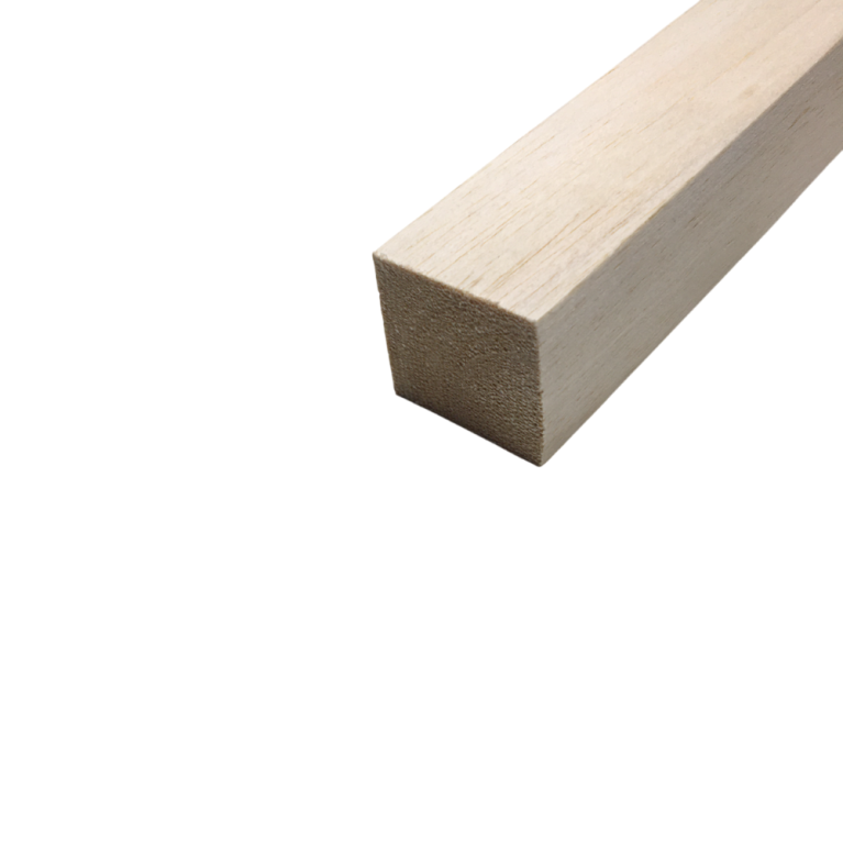 Profilé carré en bois de Balsa, 40x40mm - KAVAN KAV60.1314040