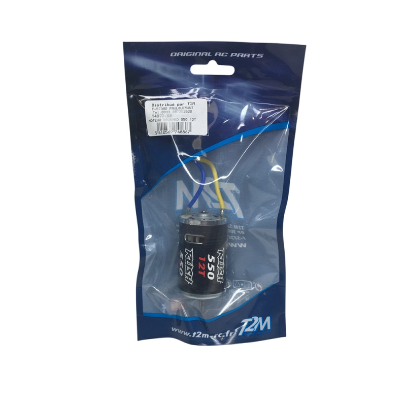 Moteur Brushed 550 12T - T2M T4972/80