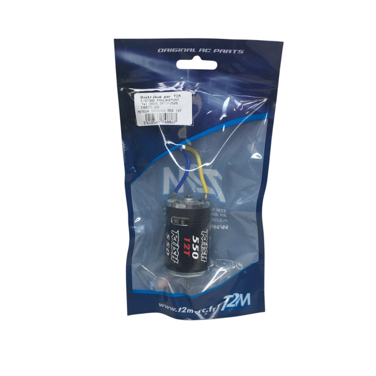 Moteur Brushed 550 12T - T2M T4972/80