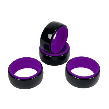 4 Pneus de drift 1/10 - Violet - T2M T422634P
