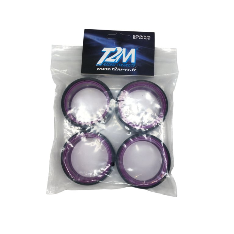 4 Pneus de drift 1/10 - Violet - T2M T422634P