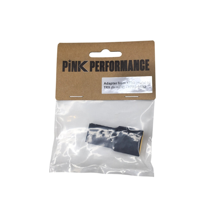 Adaptateur XT90 Mâle vers TRX Femelle - PINK PERFORMANCE PP0-1032