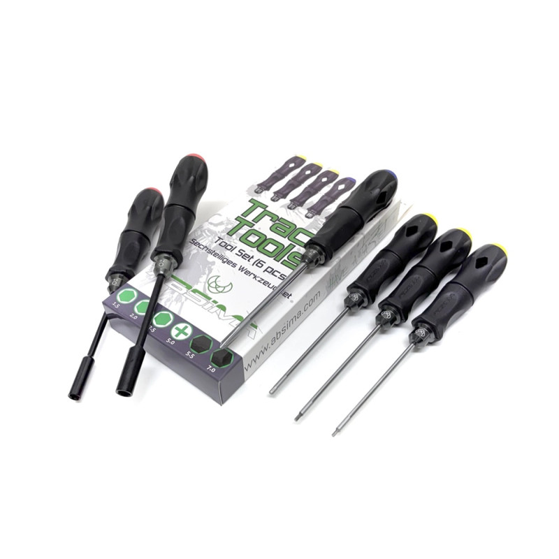 Kit de 4 tournevis + 2 clés à douille - ABSIMA 3000045