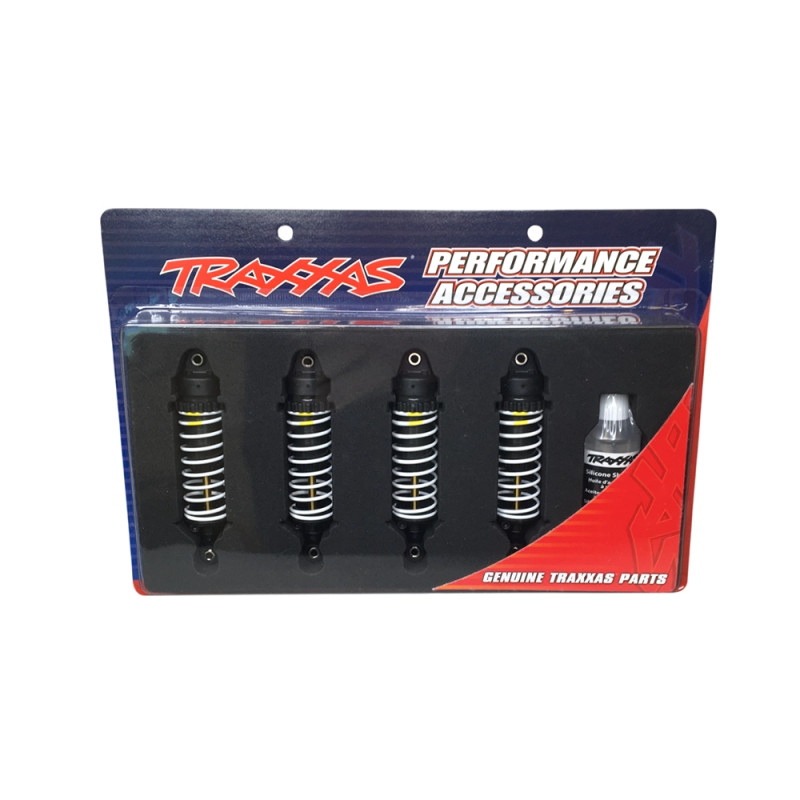 Amortisseurs GTR Long aluminium - Gris - TRAXXAS 10765-GRAY