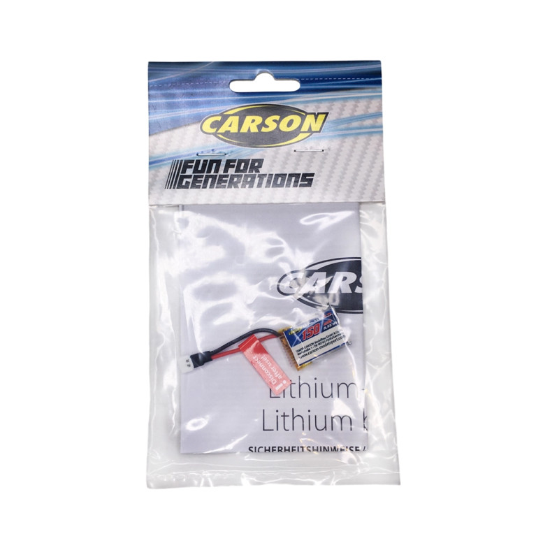 Batterie LiPo 3.7V 150 mAh - CARSON 500608298