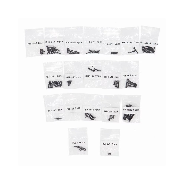 Kit de visserie complet - SBX - FUNTEK FTK-21105