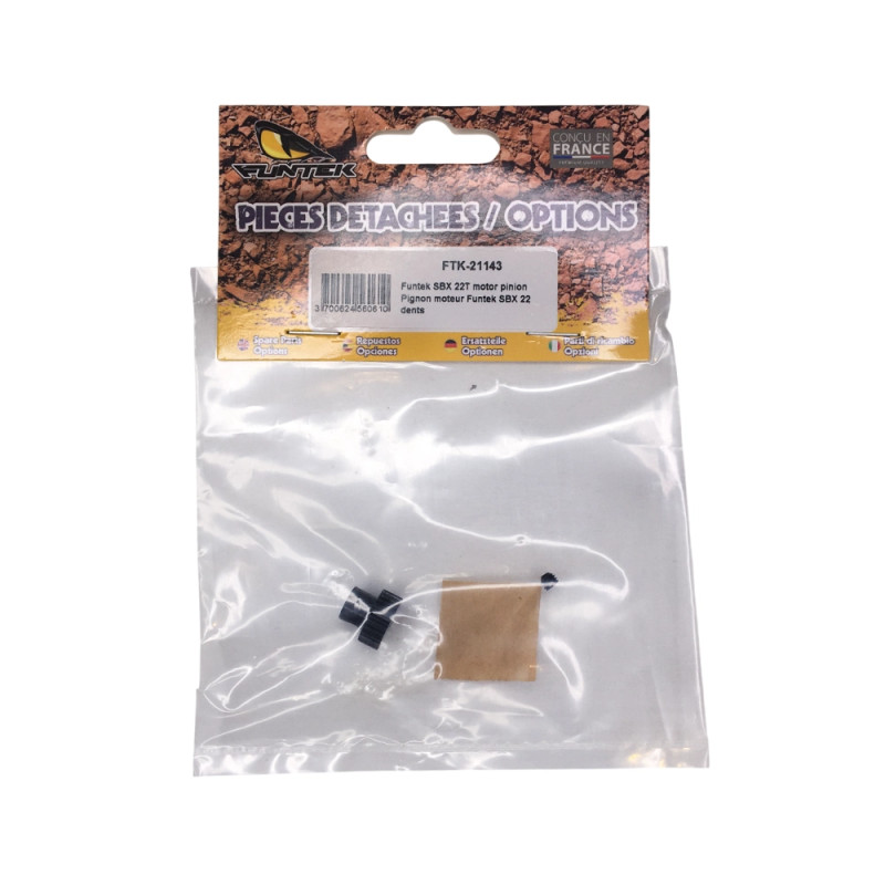 Pignon moteur 22 dents - SBX - FUNTEK FTK-21143