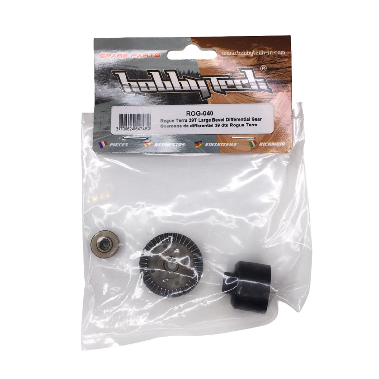 Couronne différentiel 39 dents + corps différentiel - HOBBYTECH ROG-040
