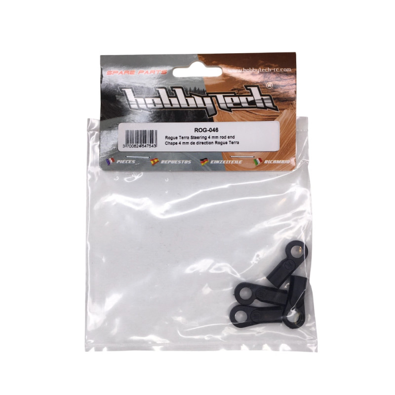 Chapes de direction 4mm - Rogue Terra - HOBBYTECH ROG-046