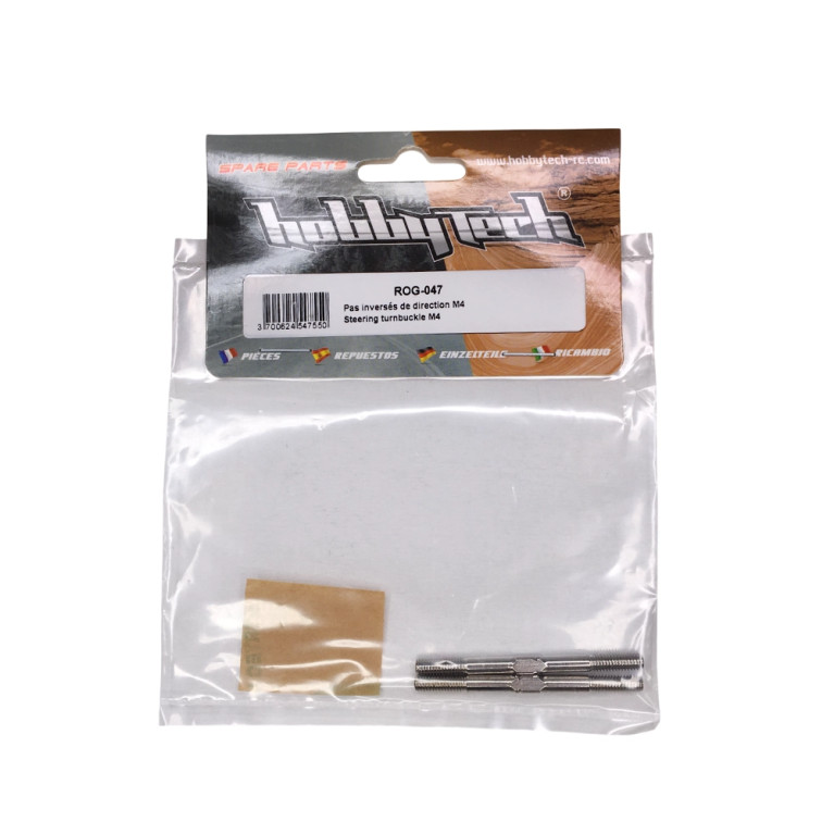 Biellettes de direction pas inversés M4 - Rogue Terra - HOBBYTECH ROG-047