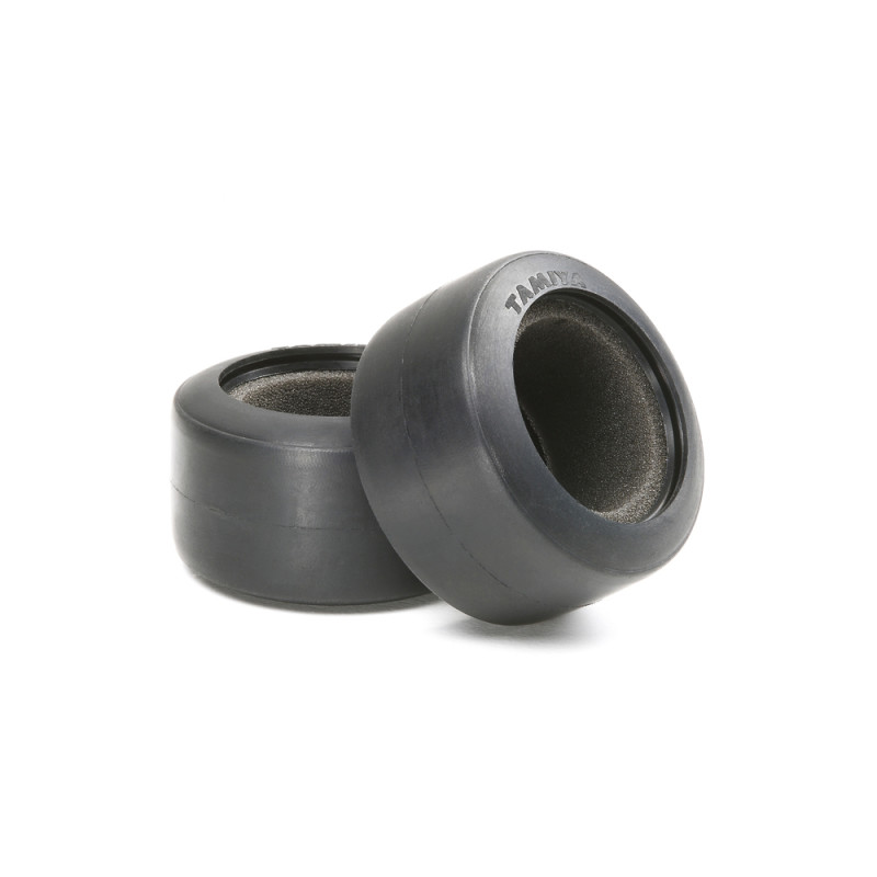 Pneus en caoutchouc hard (arrière) - F104 - TAMIYA 51400