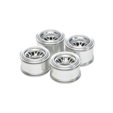 Jantes métalliques finition mate - F104 - TAMIYA 54201