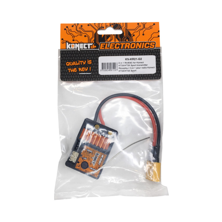 Récepteur variateur 2 en 1 - Radio KT3X/Sport - KONECT KN-KR21-G2