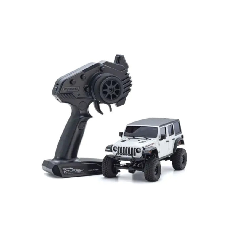 Mini-Z 4X4 MX-01 Jeep Wrangler Unlimited Rubicon - Blanc - KYOSHO 32536W