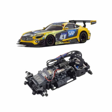 Mini-Z MR04 EVO2 5600Kv + Autoscale Mercedes AMG GT3 - KYOSHO 32894G-B-BF