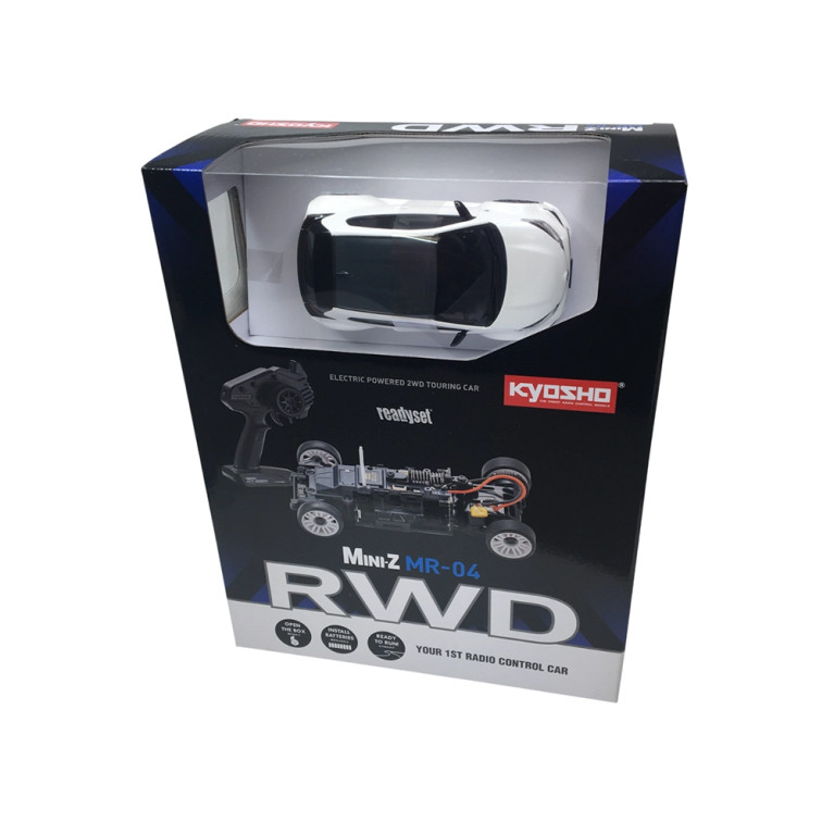 Mini-Z MR04 RWD Toyota Yaris Blanche - KYOSHO 32360PW