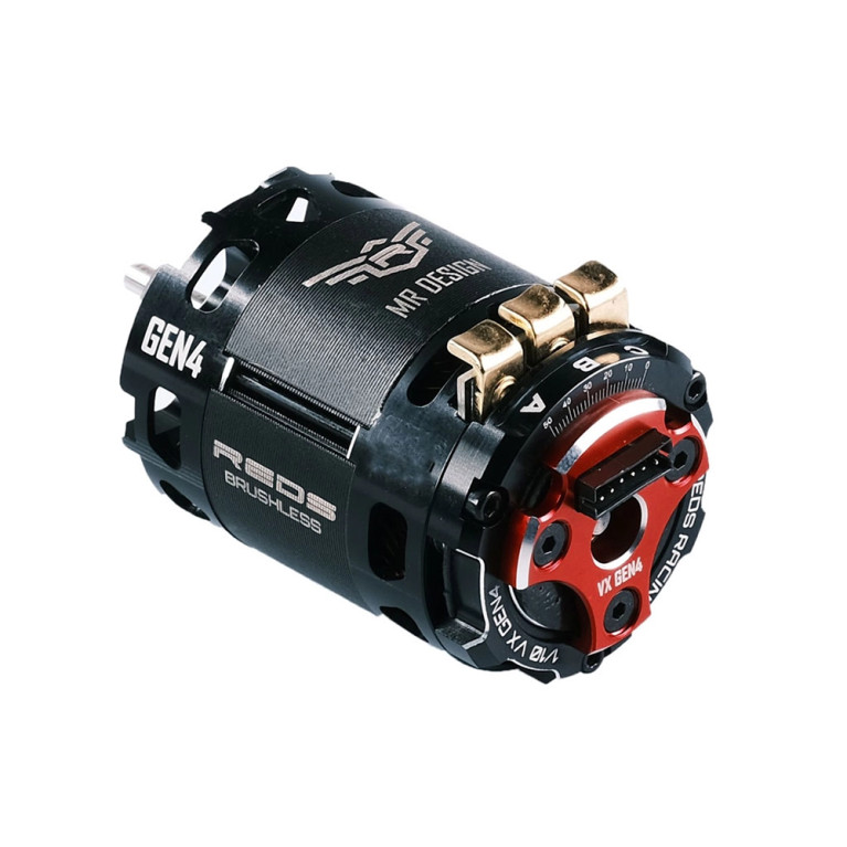 Moteur Brushless VX4 Gen4 540 - 10.5T - REDS RACING MTTE0056H