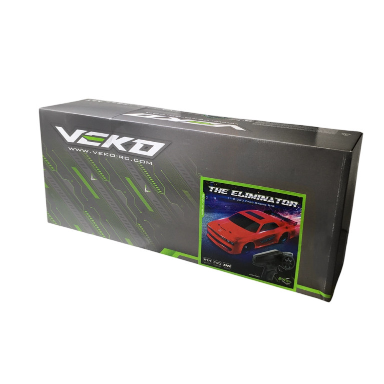 The Eliminator 2WD Drag Racing Carbone RTR - VEKO VK0001-DG