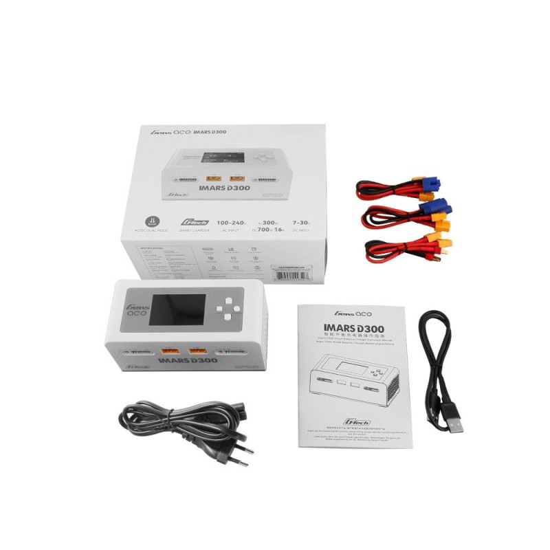 Chargeur double Imars D300 - Blanc - GENS ACE GEA300WD300-EW