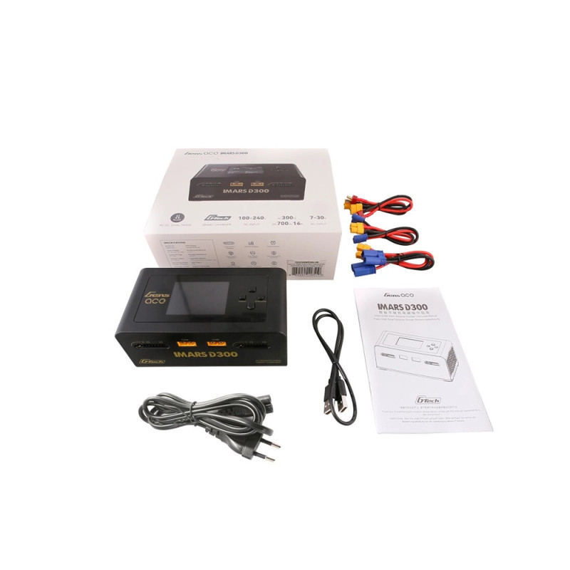 Chargeur double Imars D300 - Noir - GENS ACE GEA300WD300-EB