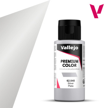 Argent - 60ml Metallic Premium Color - VALLEJO 62.048
