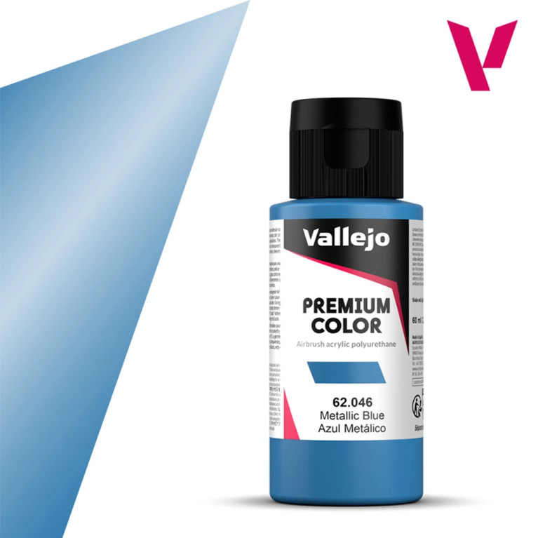 Bleu Métallisé - 60ml Metallic Premium Color - VALLEJO 62.046