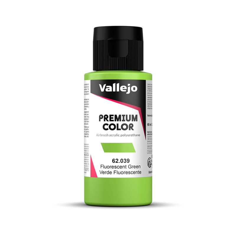 Vert Fluo - 60ml Fluorescent Premium Color - VALLEJO 62.039