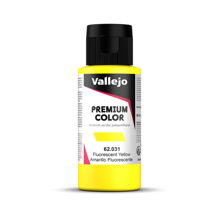 Jaune Fluo - 60ml Fluorescent Premium Color - VALLEJO 62.031